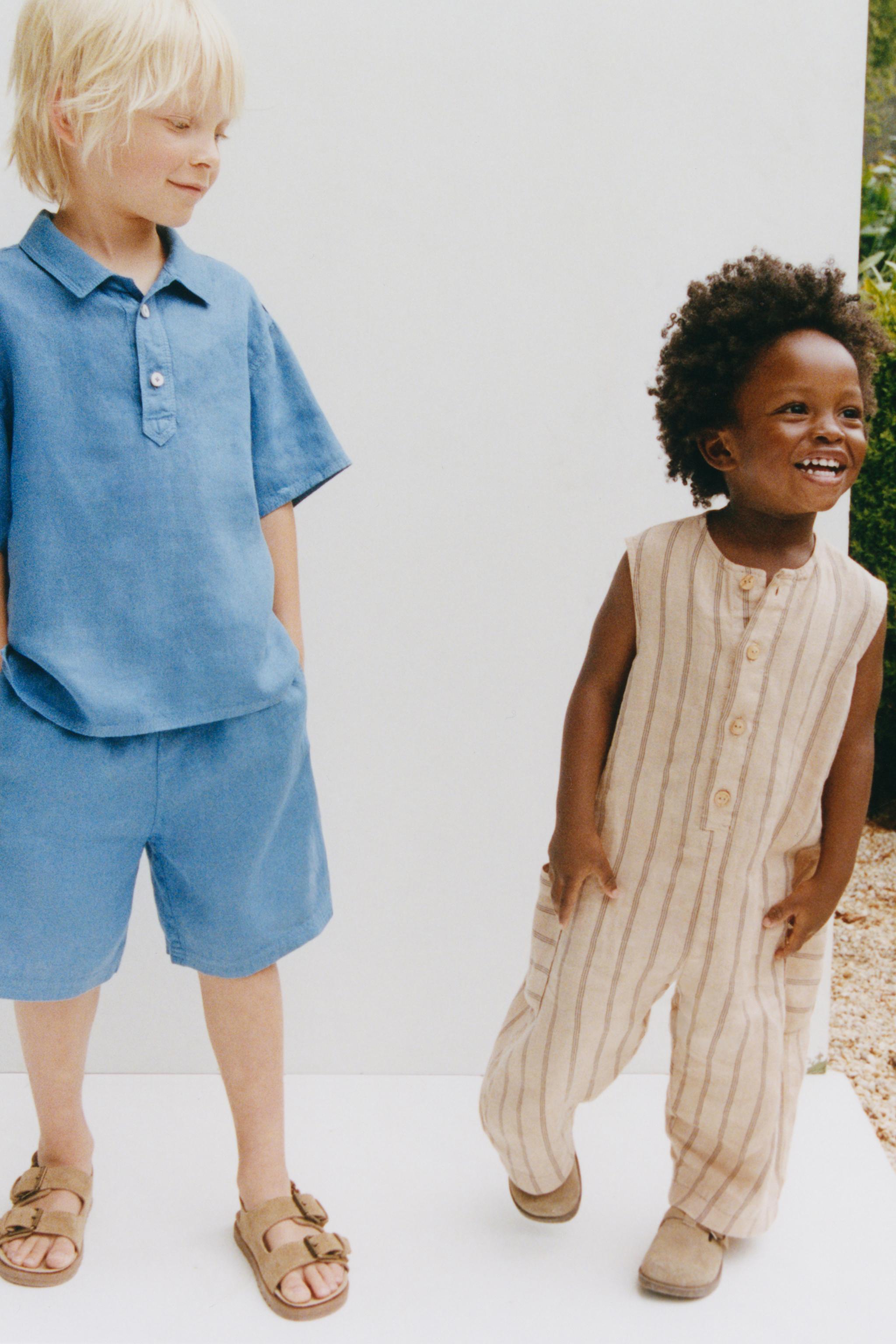 100% LINEN SHORTS